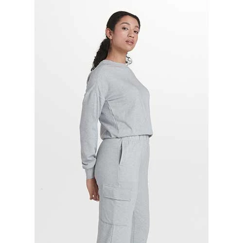 Lole Tops Women's Solace Long Sleeve - Light Grey Heather 4 Lole Tops Women's Solace Long Sleeve - Light Grey Heather