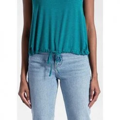 Lole Women's Elisia Short Sleeve - Heather Emerald