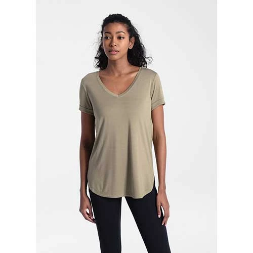 Lole Women's Agda Short Sleeve - Aloe Tops 1 Lole Women's Agda Short Sleeve - Aloe Tops