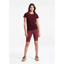 Lole Tops Women's Peformance Wool Short Sleeve - Plum