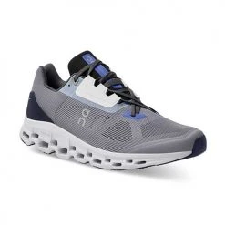 On Running Men's Cloudstratus 2.0 Running Shoe - Fossil/Midnight- Regular (D) Shoes