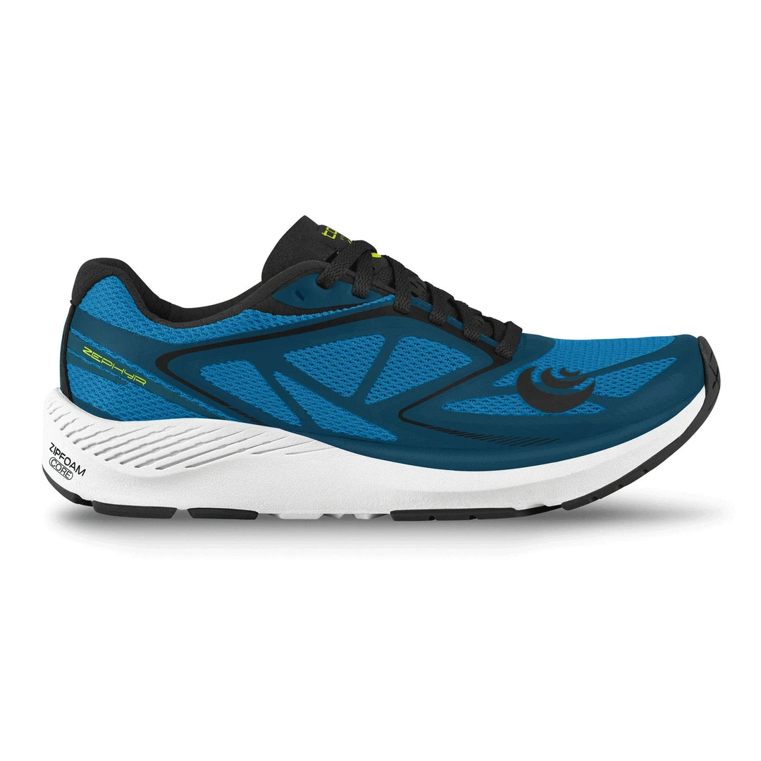 Topo Athletic Shoes Men's Zephyr Running Shoe - Blue/Black - Regular (D) 1 Topo Athletic Shoes Men's Zephyr Running Shoe - Blue/Black - Regular (D)