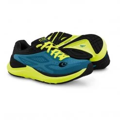 TOPO Athletic Men's Ultrafly 3 Running Shoe - Ocean/Green - Regular (D)