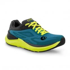 TOPO Athletic Men's Ultrafly 3 Running Shoe - Ocean/Green - Regular (D)