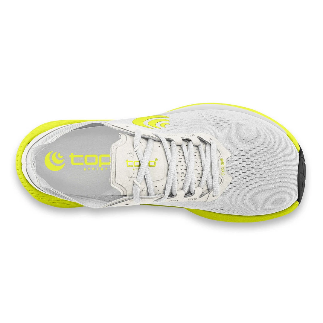 TOPO Athletic Men's Cyclone Running Shoe - White/Lime - Regular (D) Shoes 6 TOPO Athletic Men's Cyclone Running Shoe - White/Lime - Regular (D) Shoes
