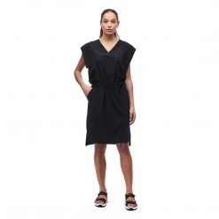 Indyeva Dresses & Skirts Women's Mirela Light Woven Mix Dress - Black