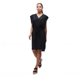 Indyeva Dresses & Skirts Women's Mirela Light Woven Mix Dress - Black