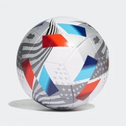 Adidas MLS Training Ball - White/Iron Metallic/Silver Metallic/Pantone Soccer Accessories
