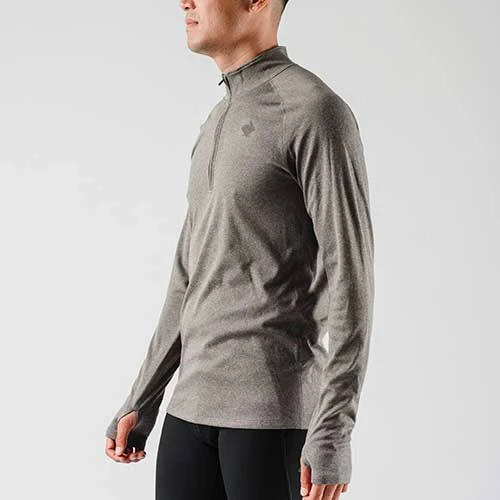 Rabbit Men's Re-Run Zip Long Sleeve - Blackened Pearl Apparel 4 Rabbit Men's Re-Run Zip Long Sleeve - Blackened Pearl Apparel