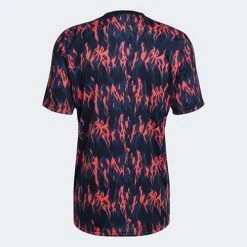 Adidas Men's Manchester United 21/22 Pre Match Jersey - Black/Shock Red Sustainability