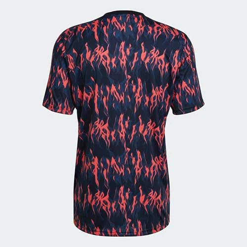 Adidas Men's Manchester United 21/22 Pre Match Jersey - Black/Shock Red Sustainability 2 Adidas Men's Manchester United 21/22 Pre Match Jersey - Black/Shock Red Sustainability