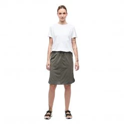 Indyeva Dresses & Skirts Women's Nemuri Light Woven Mix Skirt - Cactus
