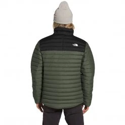 North Face Men's Stretch Down Jacket - New Taupe Green/TNF Black