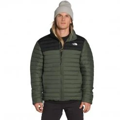 North Face Men's Stretch Down Jacket - New Taupe Green/TNF Black