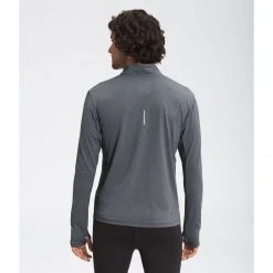 North Face Men's Riseway 1/2 Zip Top - Vanadis Grey Heather