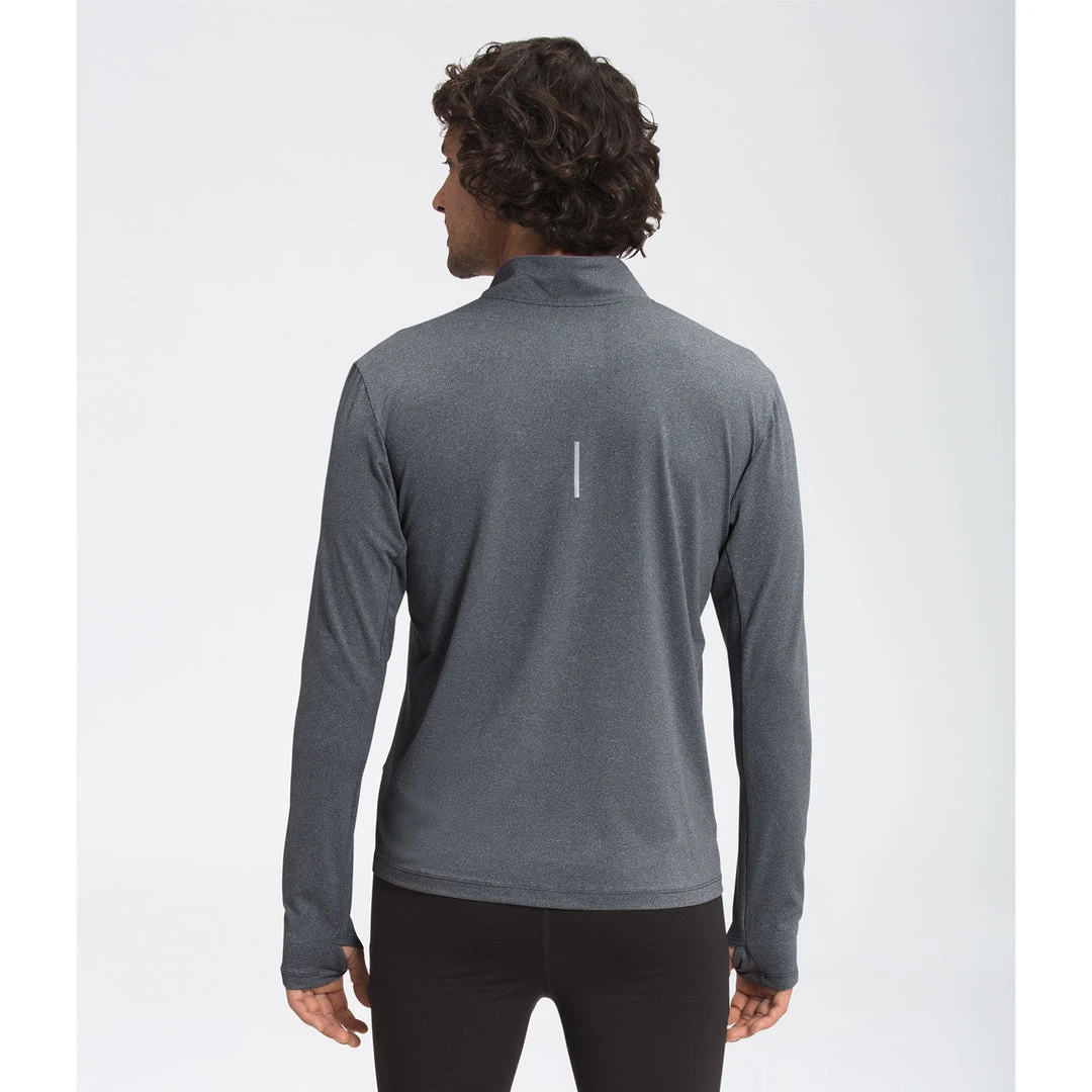 North Face Men's Riseway 1/2 Zip Top - Vanadis Grey Heather 2 North Face Men's Riseway 1/2 Zip Top - Vanadis Grey Heather