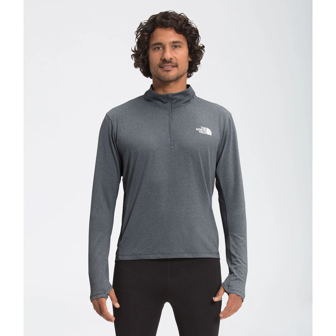 North Face Men's Riseway 1/2 Zip Top - Vanadis Grey Heather 1 North Face Men's Riseway 1/2 Zip Top - Vanadis Grey Heather