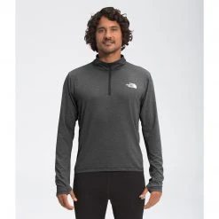 North Face Tops Men's Riseway 1/2 Zip Top - TNF Black Heather