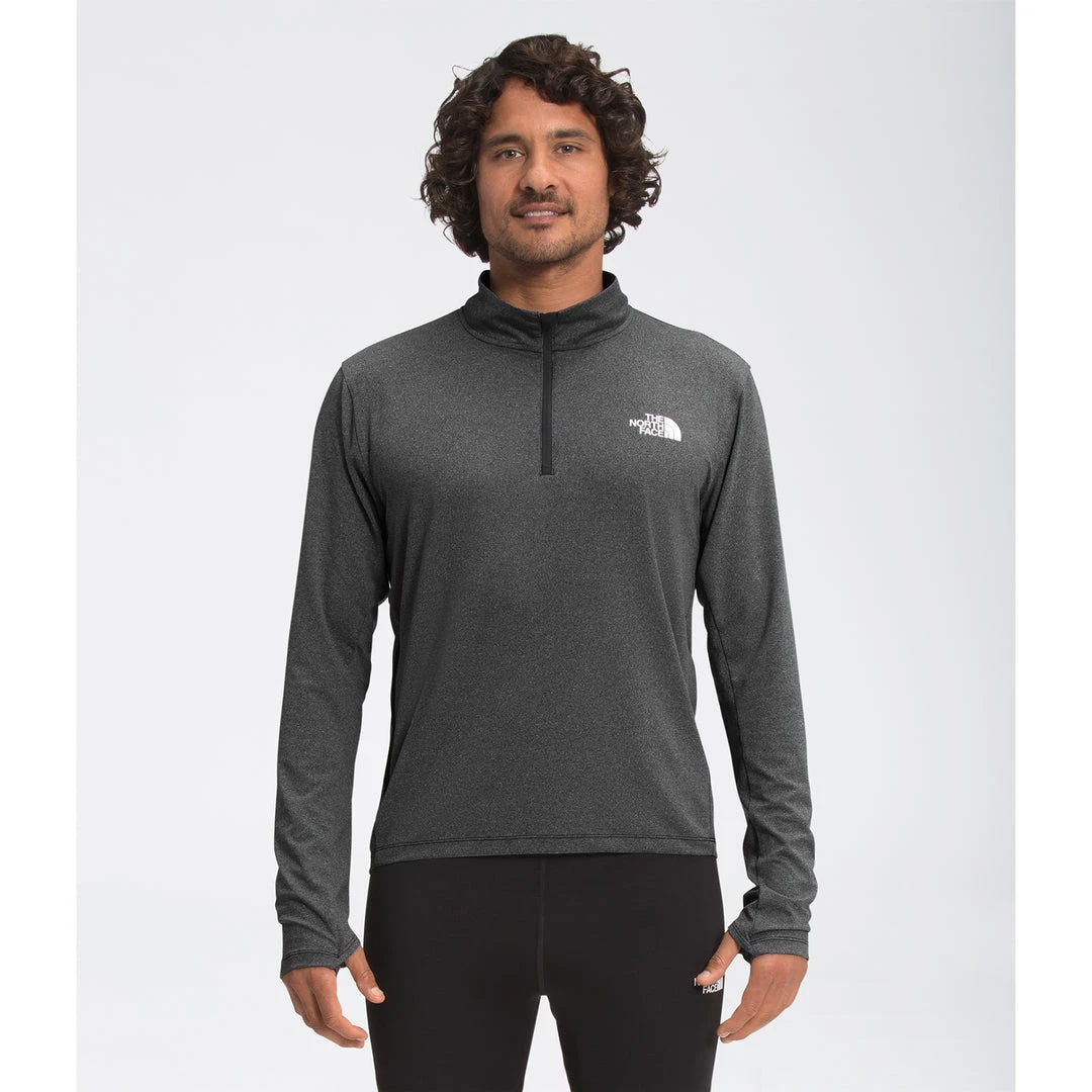 North Face Tops Men's Riseway 1/2 Zip Top - TNF Black Heather 1 North Face Tops Men's Riseway 1/2 Zip Top - TNF Black Heather