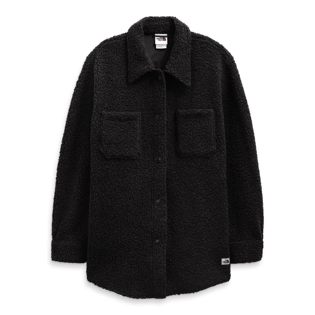 North Face Women's Wool Harrison Shacket - TNF Black Heather 1 North Face Women's Wool Harrison Shacket - TNF Black Heather