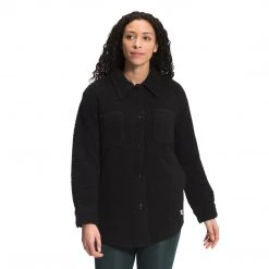 North Face Women's Wool Harrison Shacket - TNF Black Heather 6 North Face Women's Wool Harrison Shacket - TNF Black Heather