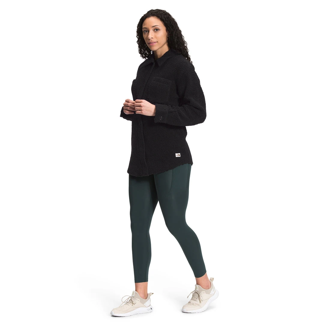 North Face Women's Wool Harrison Shacket - TNF Black Heather 4 North Face Women's Wool Harrison Shacket - TNF Black Heather