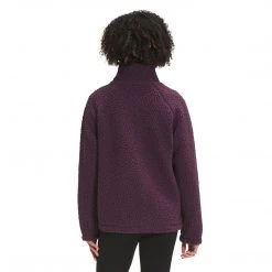 North Face Women's Ridge Fleece FullZip - Blackberry Wine Tops