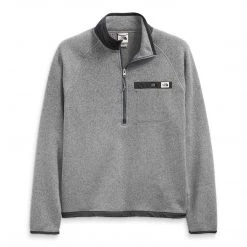 North Face Men's Gordon Lyons 1/4 Zip - TNF Medium Grey Heather