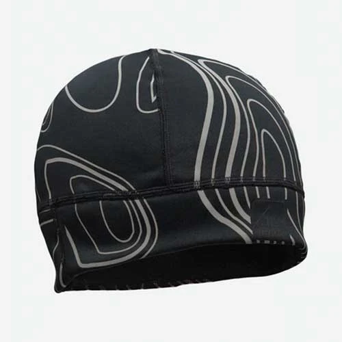 Nathan HyperNight Reflective Pony Tail Beanie - Black Topo Hats 2 Nathan HyperNight Reflective Pony Tail Beanie - Black Topo Hats