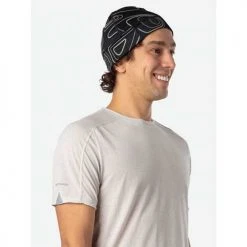 Nathan Accessories HyperNight Reflective Beanie - Black Topo