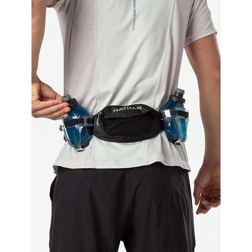 Nathan Hydration, Belts, And Waterbottles Trail Mix Plus 20oz - Black/Reflective Silver 6 Nathan Hydration, Belts, And Waterbottles Trail Mix Plus 20oz - Black/Reflective Silver