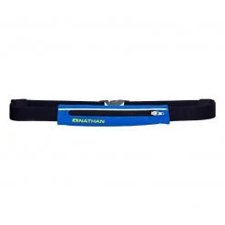 Nathan Run Mirage Pak Adjustable Belt - Electric Blue/Lemonade