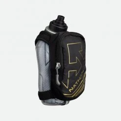 Nathan Unisex SpeedDraw Plus Insulated Flask - Black/Metallic Gold