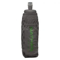 Nathan ExoShot 2.0 14oz Handheld Bottle - Castlerock/Classic Green