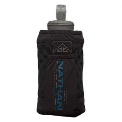 Nathan ExoDraw 2.0 18oz Handheld Bottle - Black/Sailor Blue Hydration, Belts, And Waterbottles