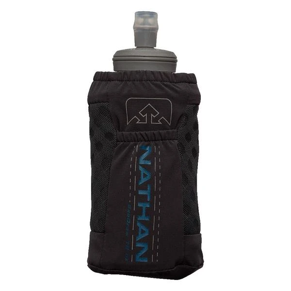 Nathan ExoDraw 2.0 18oz Handheld Bottle - Black/Sailor Blue Hydration, Belts, And Waterbottles 1 Nathan ExoDraw 2.0 18oz Handheld Bottle - Black/Sailor Blue Hydration, Belts, And Waterbottles
