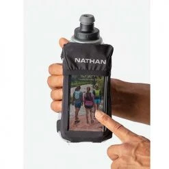 Nathan Hydration, Belts, And Waterbottles QuickSqueeze View Insulated 18oz - Black/Marine Blue