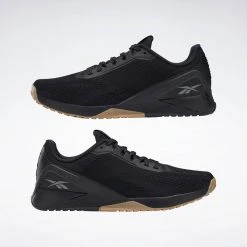 Reebok Shoes Men's Nano X1 Cross Training Shoe - Black/Tan Gum - Regular (D)