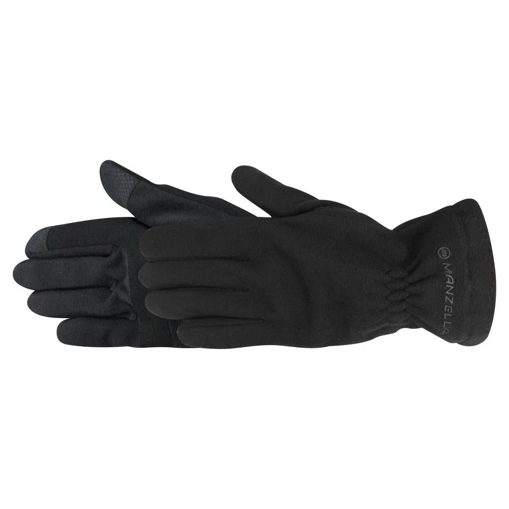Manzella Run Men's Tahoe 2.0 Ultra TouchTip Gloves - Black 1 Manzella Run Men's Tahoe 2.0 Ultra TouchTip Gloves - Black