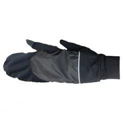 Manzella Women's Sterling Convertible TouchTip Gloves - Black Run