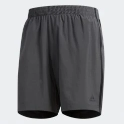 Adidas Men's Own The Run 5" Shorts - Grey Six/Black