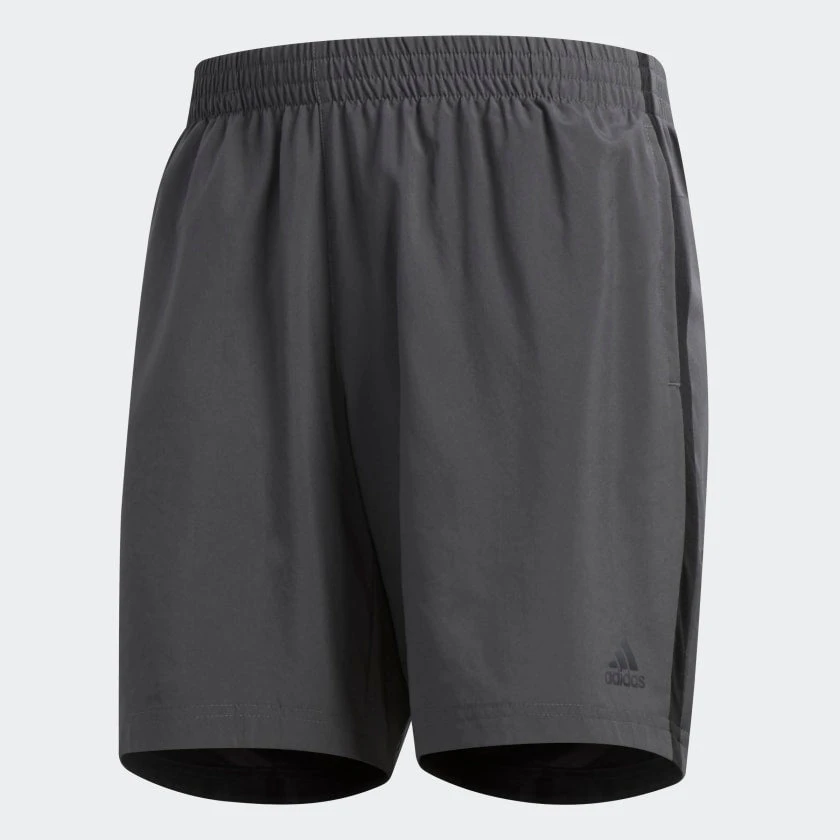 Adidas Men's Own The Run 5" Shorts - Grey Six/Black 1 Adidas Men's Own The Run 5" Shorts - Grey Six/Black
