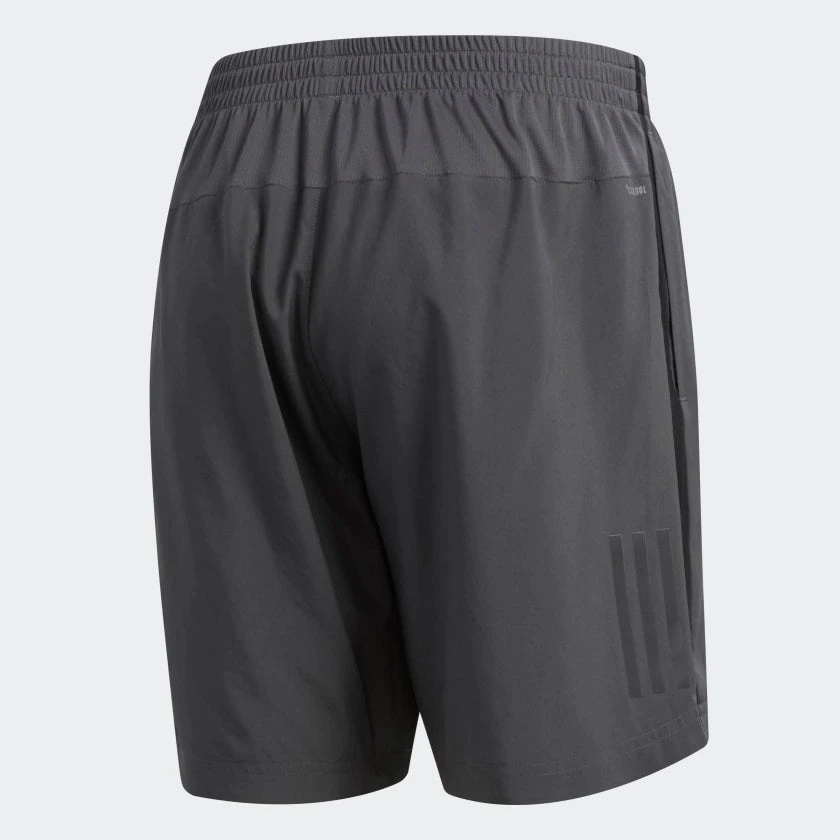 Adidas Men's Own The Run 5" Shorts - Grey Six/Black 2 Adidas Men's Own The Run 5" Shorts - Grey Six/Black