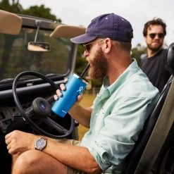 Hydro Flask Medium Press-In Straw Lid - Black