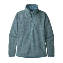 Patagonia Women's Better Sweater 1/4 Zip - Berlin Blue Tops