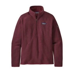 Patagonia Women's Better Sweater 1/4 Zip - Chicory Red