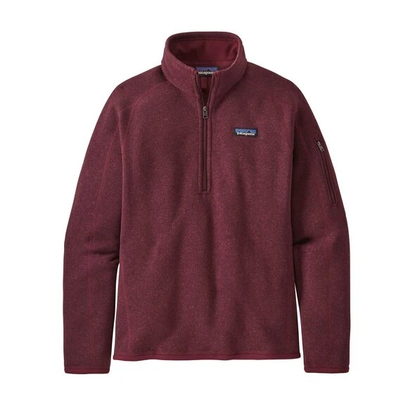 Patagonia Women's Better Sweater 1/4 Zip - Chicory Red 1 Patagonia Women's Better Sweater 1/4 Zip - Chicory Red