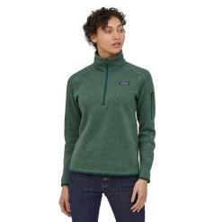 Patagonia Women's Better Sweater 1/4 Zip - Berlin Blue Tops