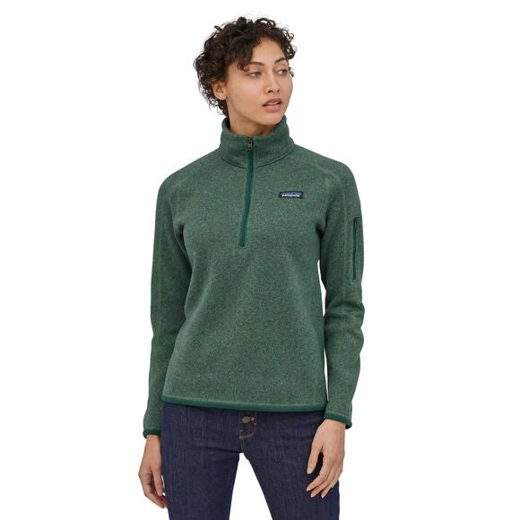 Patagonia Women's Better Sweater 1/4 Zip - Hazy Purple 2 Patagonia Women's Better Sweater 1/4 Zip - Hazy Purple