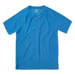 Rhone Apparel Men's Reign Short Sleeve Shirt - Blue Jewel Heather